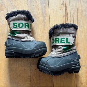 Sorel Snow Commander Toddler Boots Sz 4